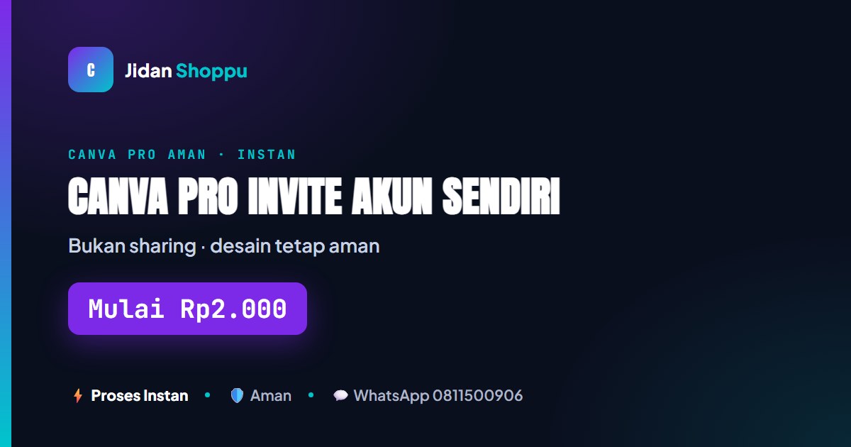 Canva Pro Invite ke Email Sendiri