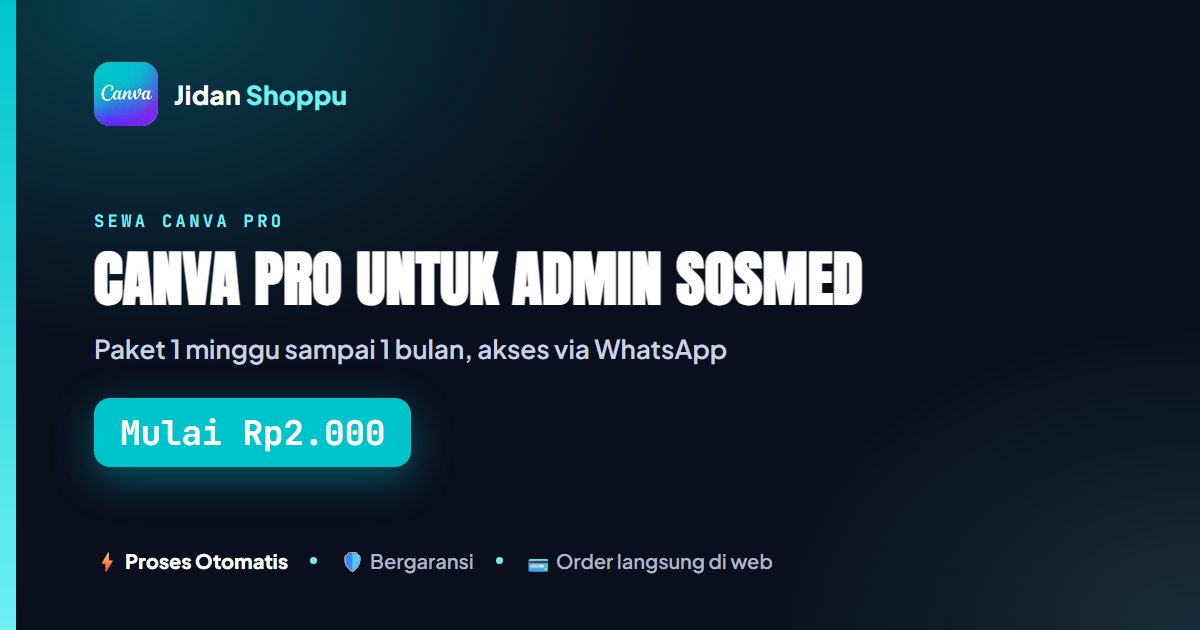 Canva Pro untuk Admin Sosmed Aman