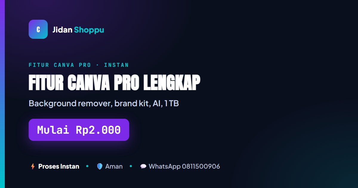 Fitur Canva Pro Lengkap 2026: Apa Saja & Keuntungannya