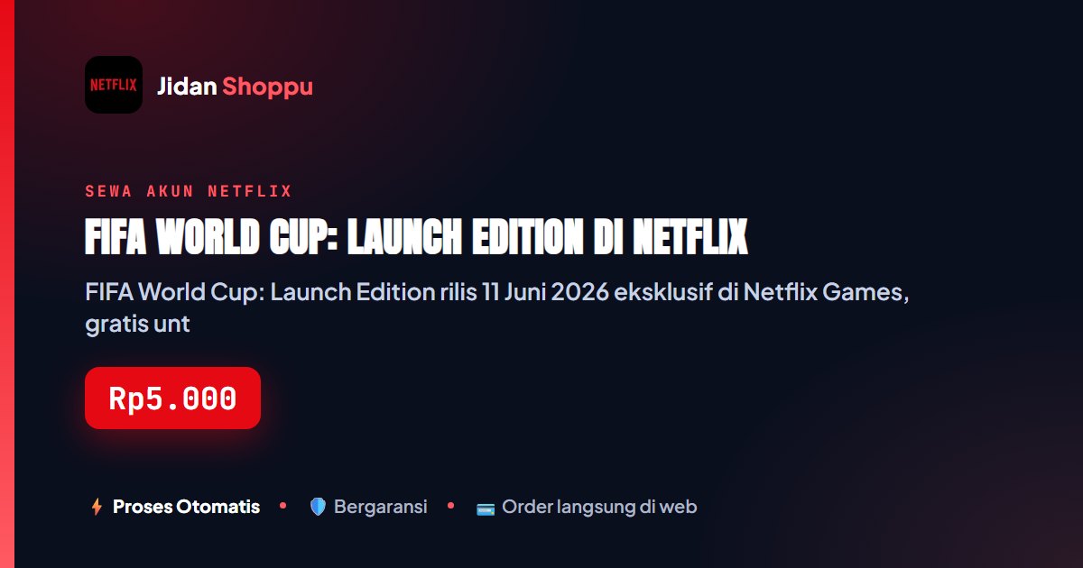 Main FIFA World Cup: Launch Edition di Netflix