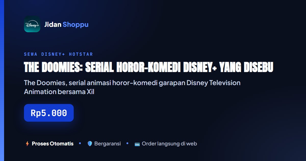 Kartu ringkas The Doomies: Serial Horor-Komedi Disney+ yang Disebut Media 'Gravity Falls' Baru — Jidan Shoppu