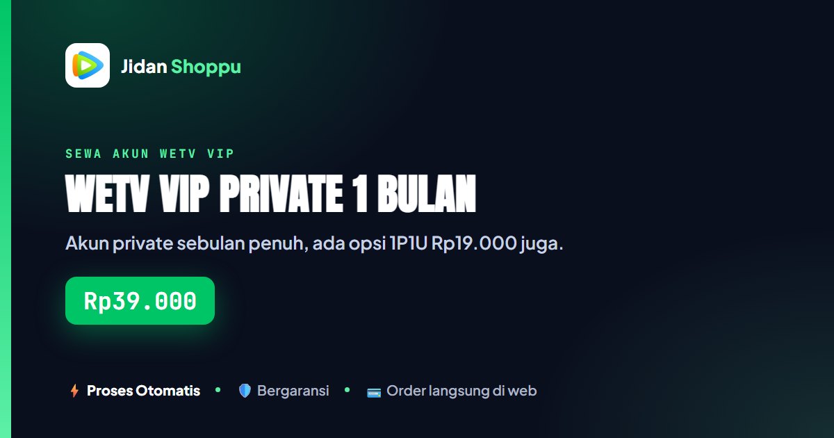 Kartu ringkas Pilih lane aksesmu. — Rp39.000 di Jidan Shoppu