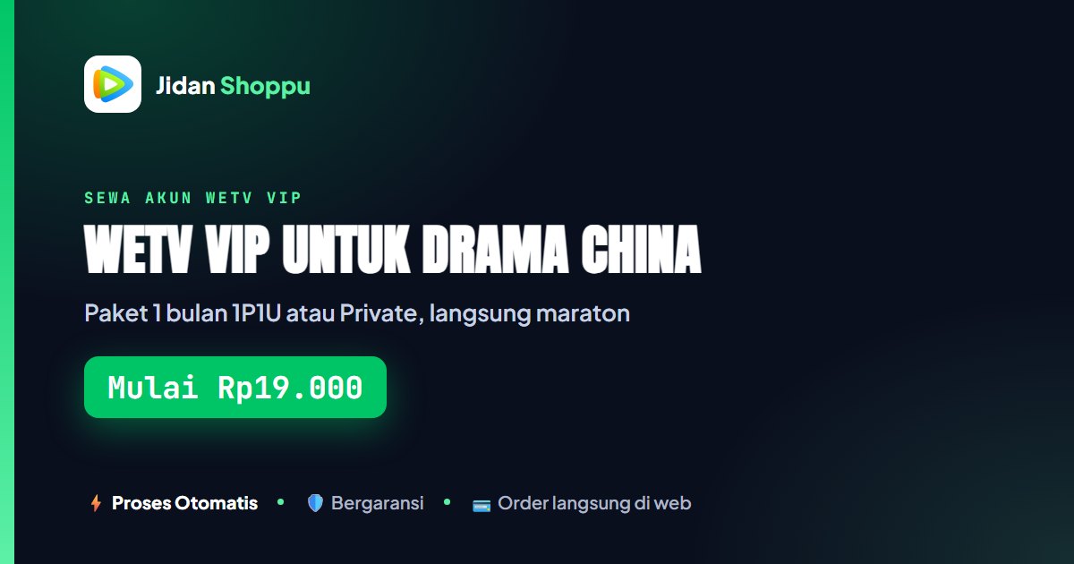 Kartu ringkas Buat jadwal drama lebih panjang. — Mulai Rp19.000 di Jidan Shoppu