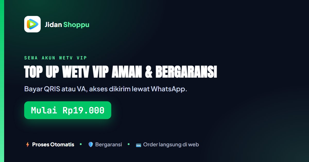 Kartu ringkas Cek detail. Bayar. Terima akses. — Mulai Rp19.000 di Jidan Shoppu