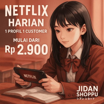 Netflix Premium 4K Ultra HD Harian Mingguan dan Bulanan Murah